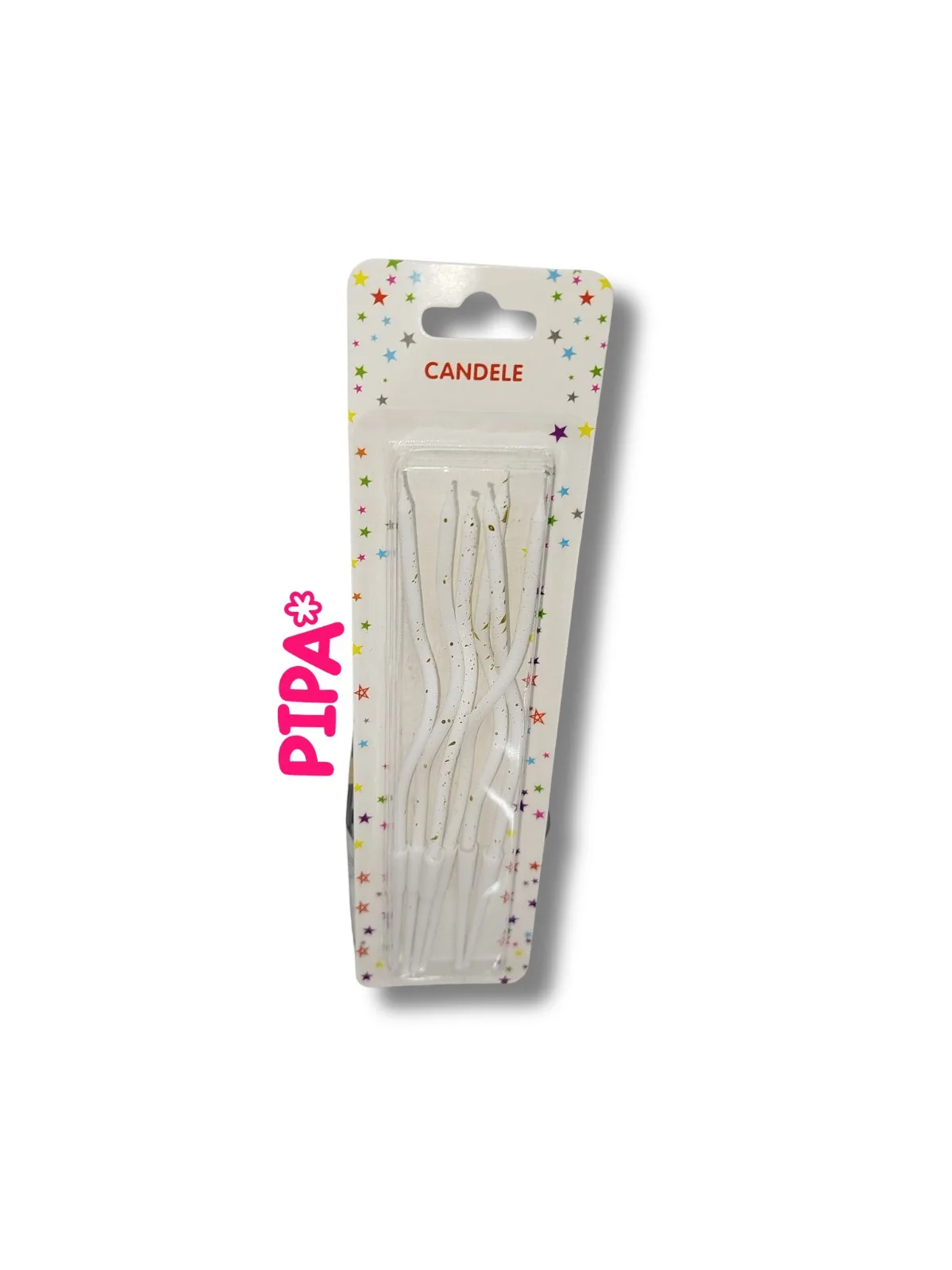 VELAS CURVAS X6 METALIZADAS CON MANCHAS, foto 4