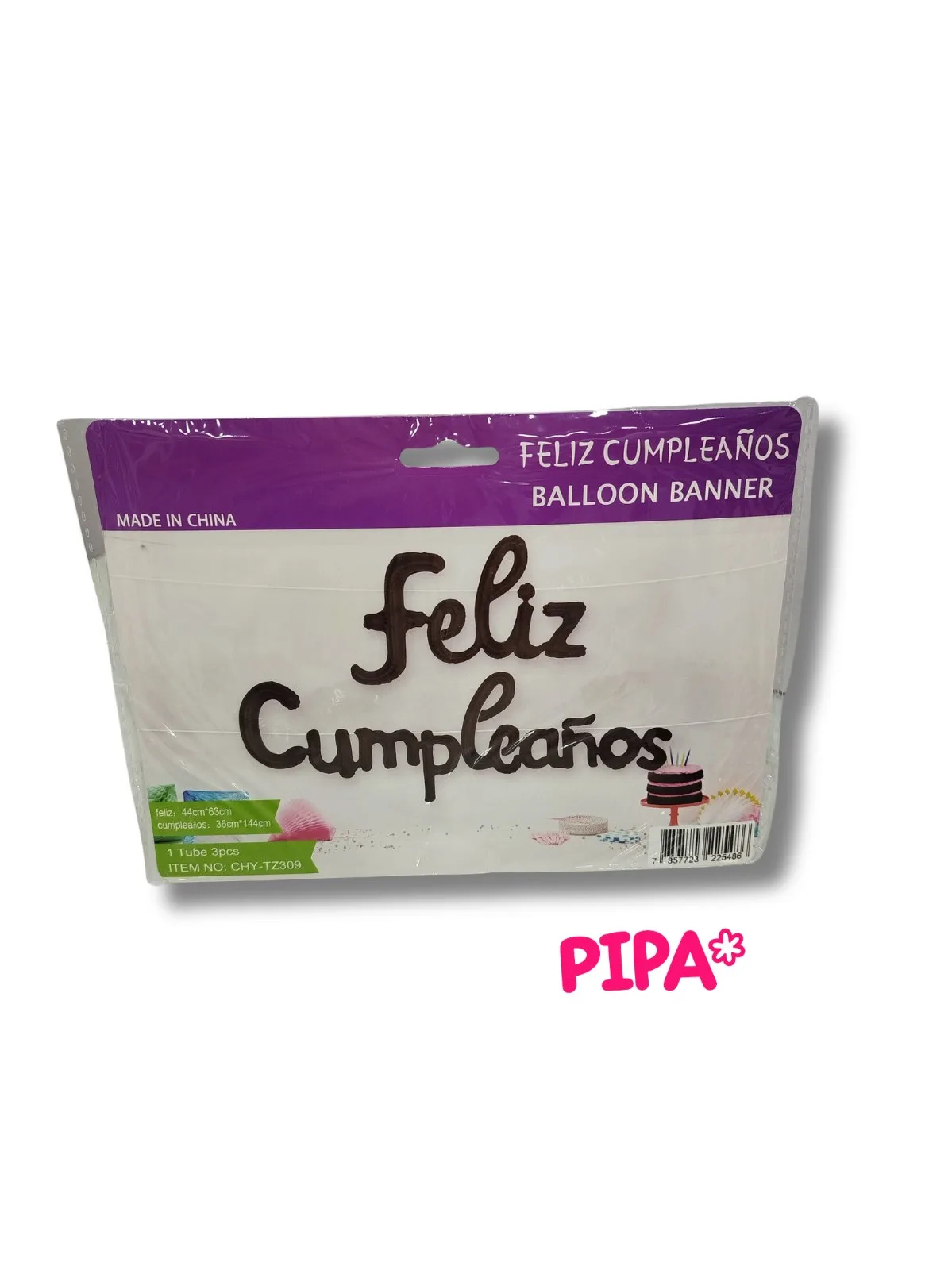 Feliz Cumpleaños Ballon Banner, foto 4