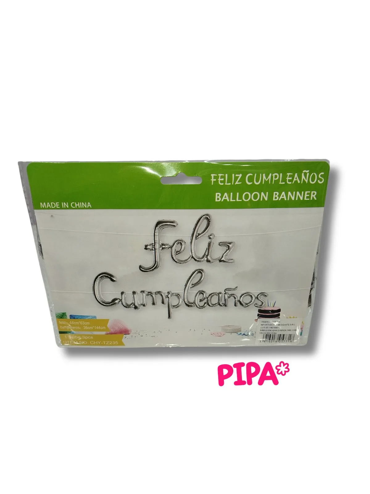 Feliz Cumpleaños Ballon Banner, foto 5