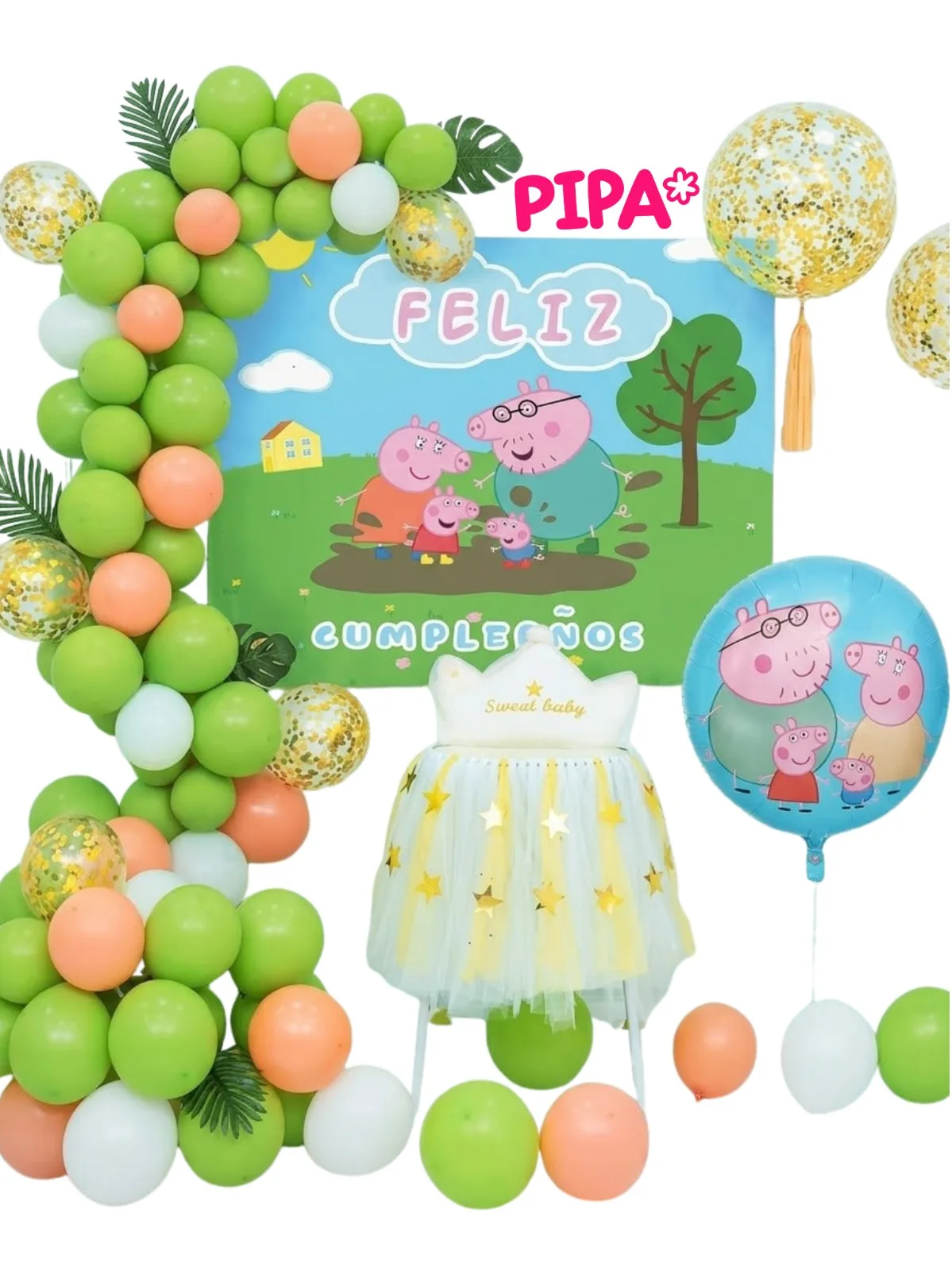 Fiesta globos Peppa Pig, foto 2