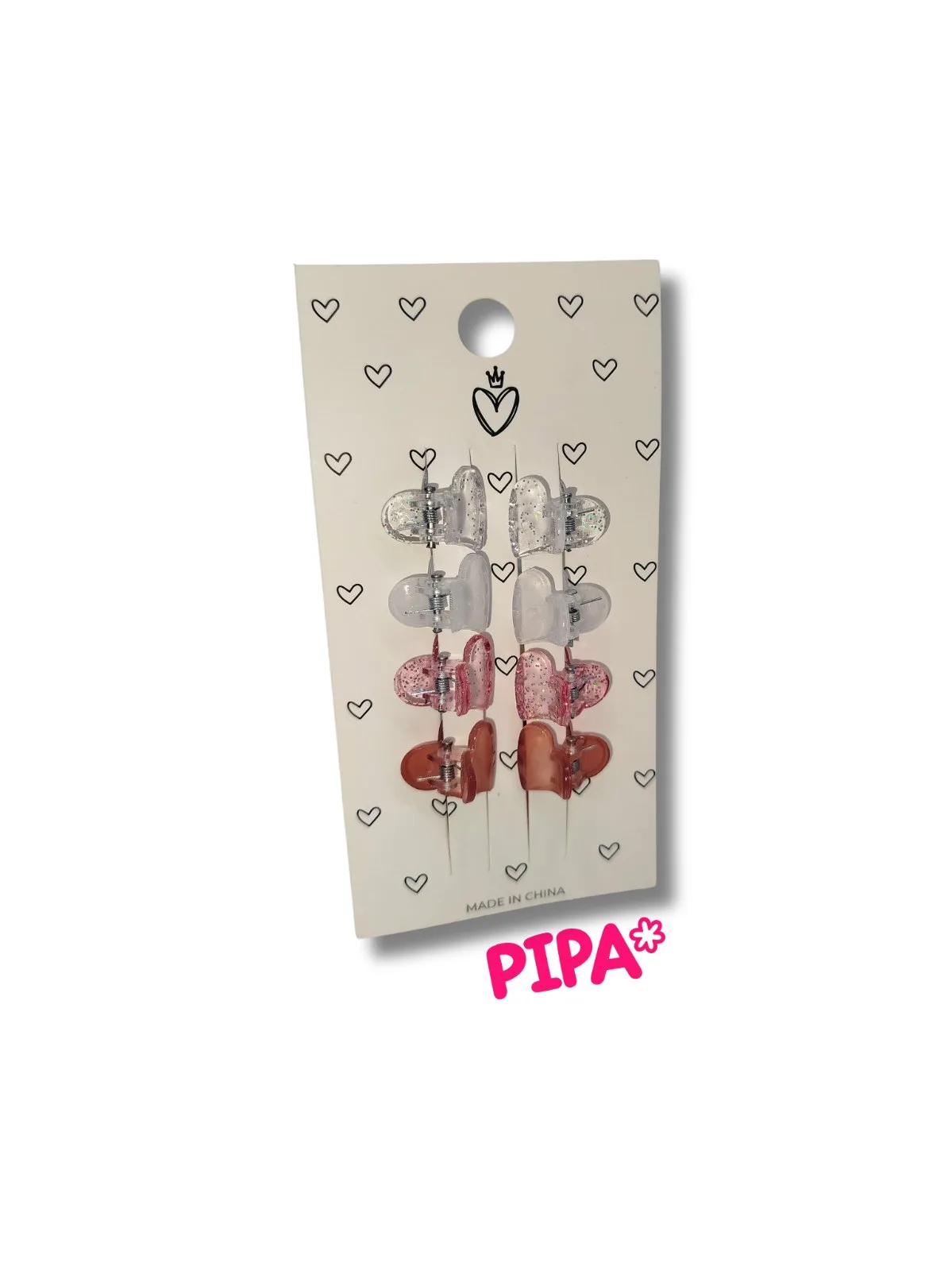Broches de flor/corazonx6, foto 2